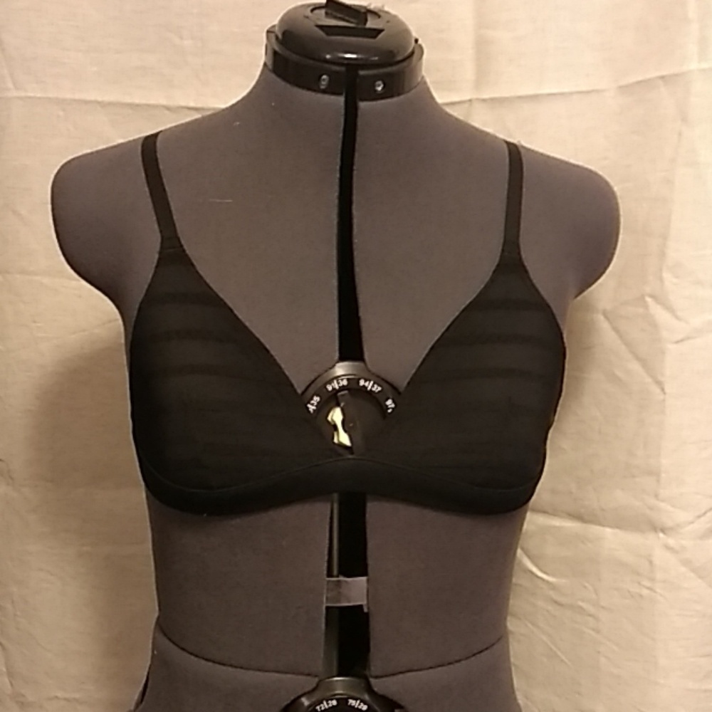 Black MeUndies Triangle Bralette